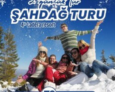Qışın əsl Vip 2 günlük Şahdağ turu