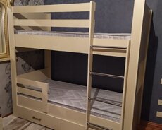 Двуспальная кровать, Без основания, Бесплатный матрас, Выдвижной ящик