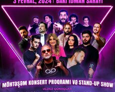 Möhtəşəm konsert tədbiri 4 fevral