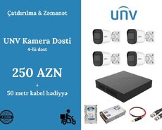 Kamera Unv 4-lü dəst