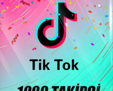 Tik tok hesabivizi 1000 takib eleyirik