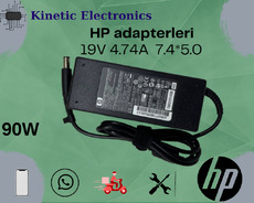 Hp 90w 19v 4.74a adapteri
