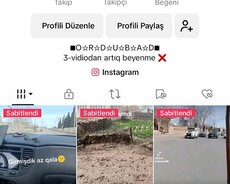 Tiktok hesabı satilir 14.2 tam orijinal