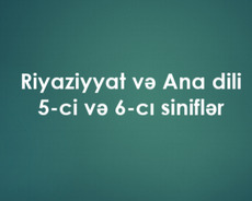 Riyaziyyat və Azərbaycan dili hazırlıq