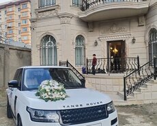 Автомобиль бей невесты Range Rover