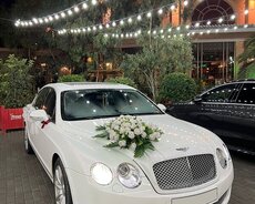 Bentley Continental аренда свадебного автомобиля