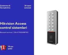 Giriş-çıxışa nəzarət sistemi Hikvision-DS-K1T805MBFWX