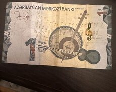 İmzali 1 manat