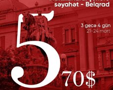 Serbiya - Belqrad turu - 21 mart (3 gecə/ 4 gün)