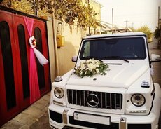 Mercedes Gclass аренда свадебного автомобиля
