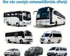 Her tutumda Avtobus sifarişi