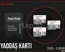 "Sandisk" Microsd yaddaş kartları
