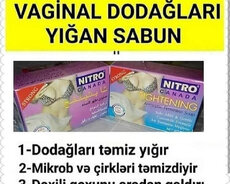 Vaginal dodaqları yiqan sabun