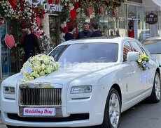 Rolls Royce Ghost kirayə gelin maşıni