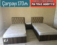 Односпальная кровать / Размер 95 x 205 / Матрас в подарок