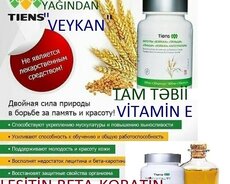 Veykan-Buğda Cücərtisi Yağı E Vitamini, lesitin, betta-karotin