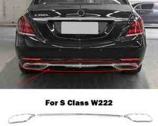 Mercedes W222 задние пятаки