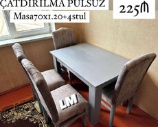 Комплект стол + 4 стула