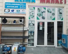 Havalandırma sistemlərinin satışı