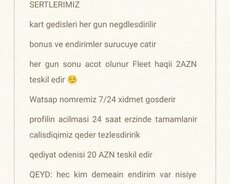 Vakansiya sürücü axtarılır
