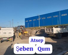 Qum, şeben, aççep