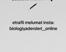Biologiyadan online hazırlıq