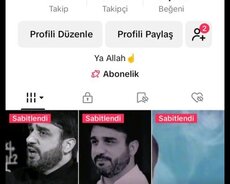 Tiktok hesabı satılır