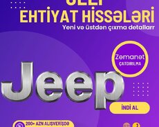 Jeep Ehtiyat hissələrinin satışı Movcuddur