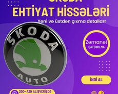 Skoda Ehtiyat hissələrinin satışı movcuddur