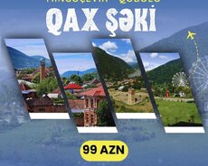 Qax Mingəçevir Şəki Qəbələ turu