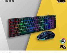 İşıqlı gaming klaviatura və siçan R8 1910