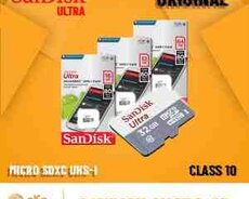 Карта памяти Ultra Micro SD Sandisk Class