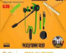 Gaming Qulaqlıq Plextone G30 Double Mic 7,1