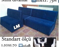 Mətbəx , ofis, çay evi, salon üçün mini divanlar