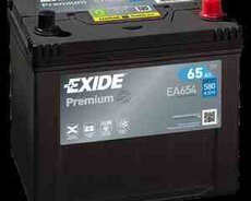 Аккумулятор Exide Premium 65 Ач R+ Ea654