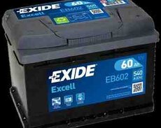 Аккумулятор Exide Excell 60 Ач R+ Eb602