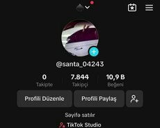 Tiktok hesabı 8k