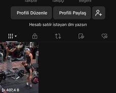 40K tiktok səyfəsi satılır