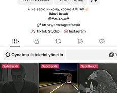 Tiktok hesabı