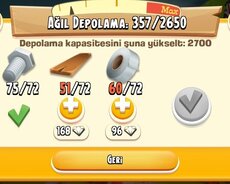 Hay Day oyun hesabı