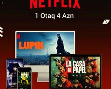 1 Месяц Netflix Премиум 4 Азн