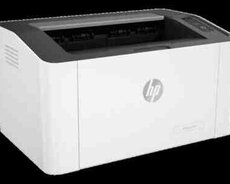 HP 107a Лазерный принтер, белый