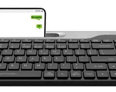 Klaviatura FBK25 Bluetooth 2.4G Wireless KB