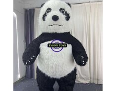 Panda Mascot Geyim. Komplekt satış üçün nəzərdə tutulub. (Komplektə