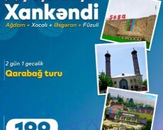 Xankəndi Şuşa Laçin Ağdam-əsgəran-xocali Turu