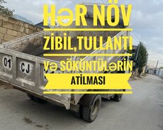 Hər Növ Zibil Və Tullantilarin Ucuz Qiymətə Daşinmasi