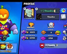 Brawl Stars 43k Hesab (84 Karakter)