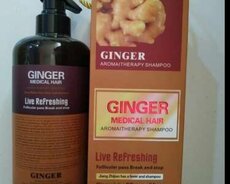 Ginger Zencefli terkibli şampun saç tökülməsinin qarşısını a