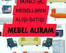 İşlənmiş mebel alıram