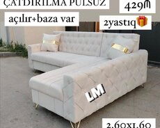 Künc divan, Yeni, Açılan, Bazalı, Parça, Şəhərdaxili pulsuz çatdırılma